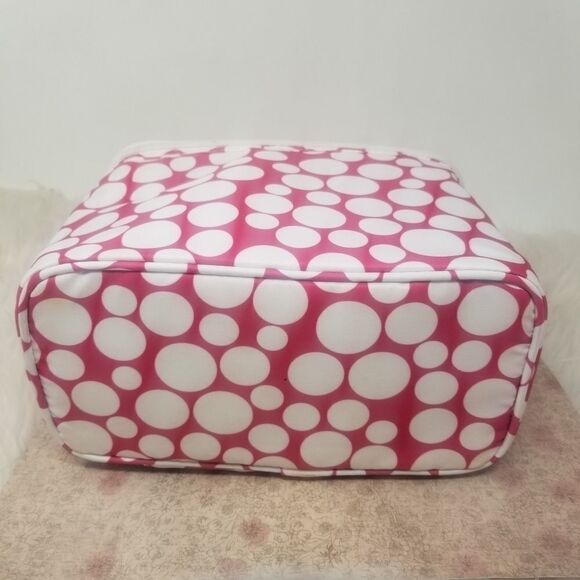 PINK POLKA DOT MAKEUP BAG - Picture 7 of 10